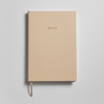 A6 Lined Notebook - Baige color