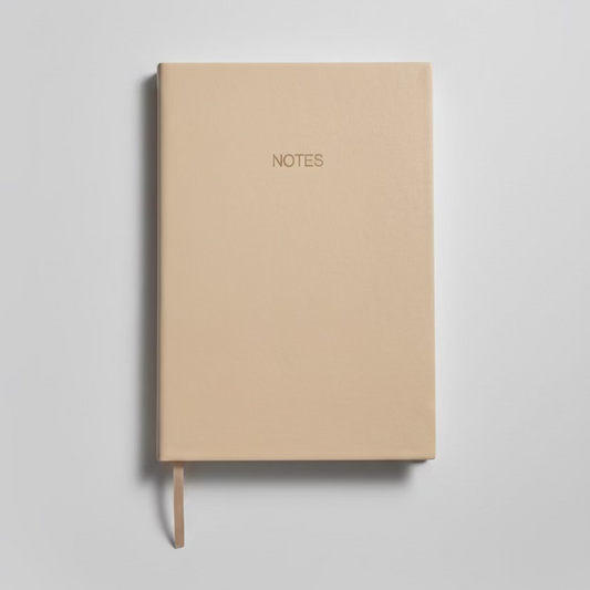 A6 Lined Notebook - Baige color