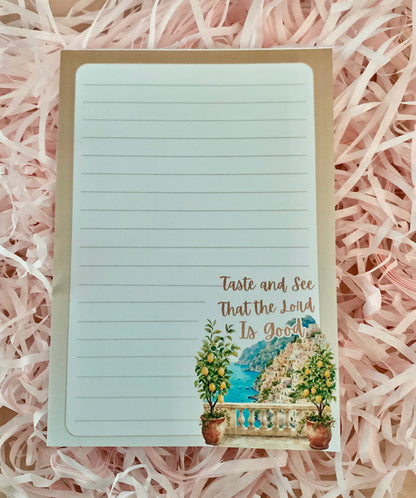 Christian Notepad | Walk by Faith Notepad | Faith-Based Stationery | Of Little Grace