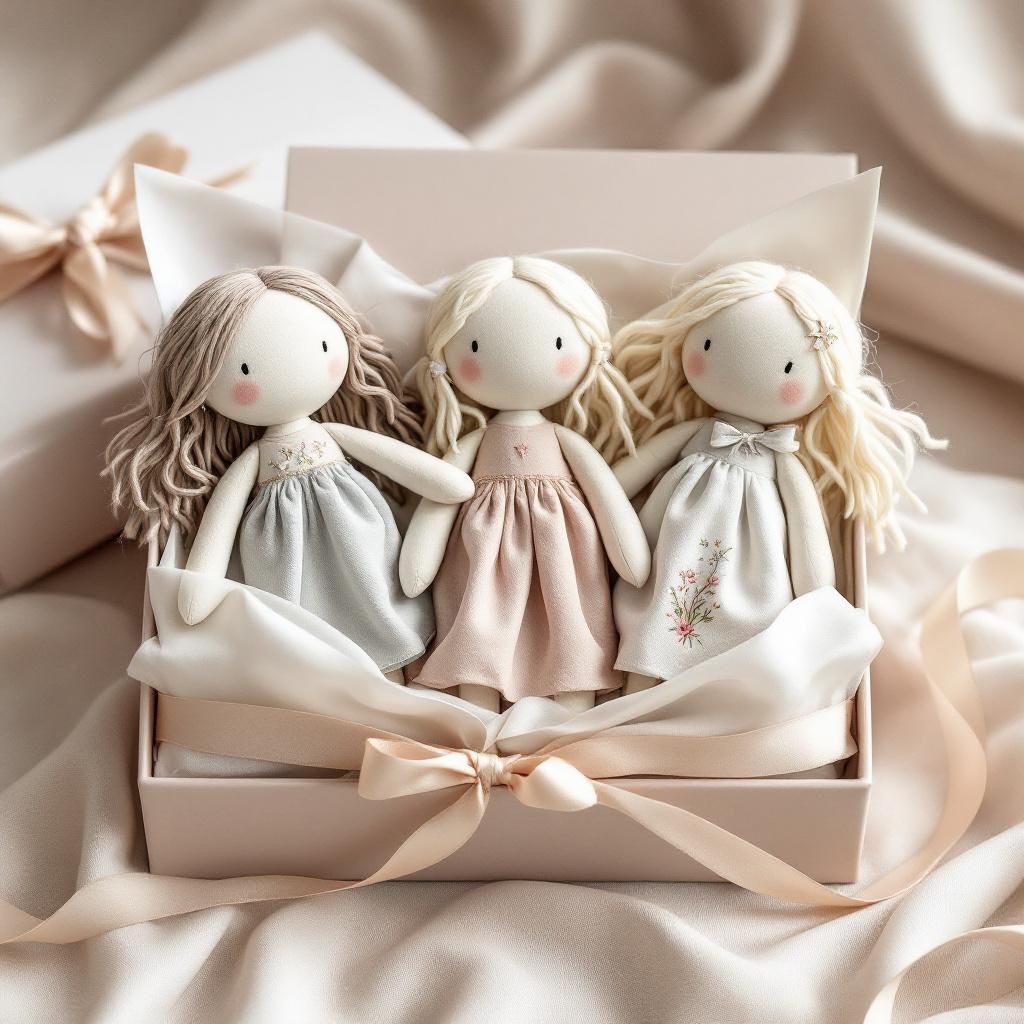 Fairytale Gift Set – Three Handmade Dolls