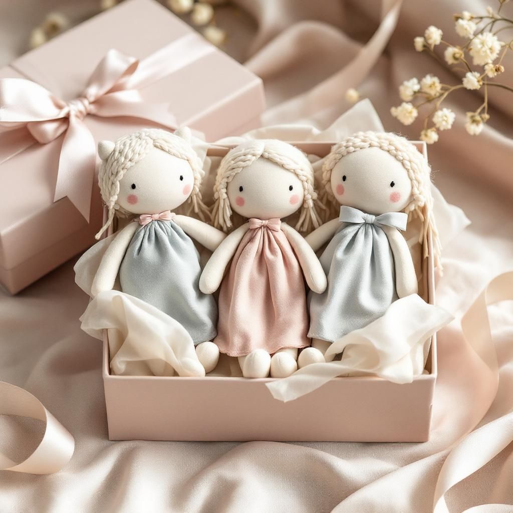 Fairytale Gift Set – Three Handmade Dolls